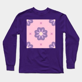 Flower seamless pattern drawing Long Sleeve T-Shirt